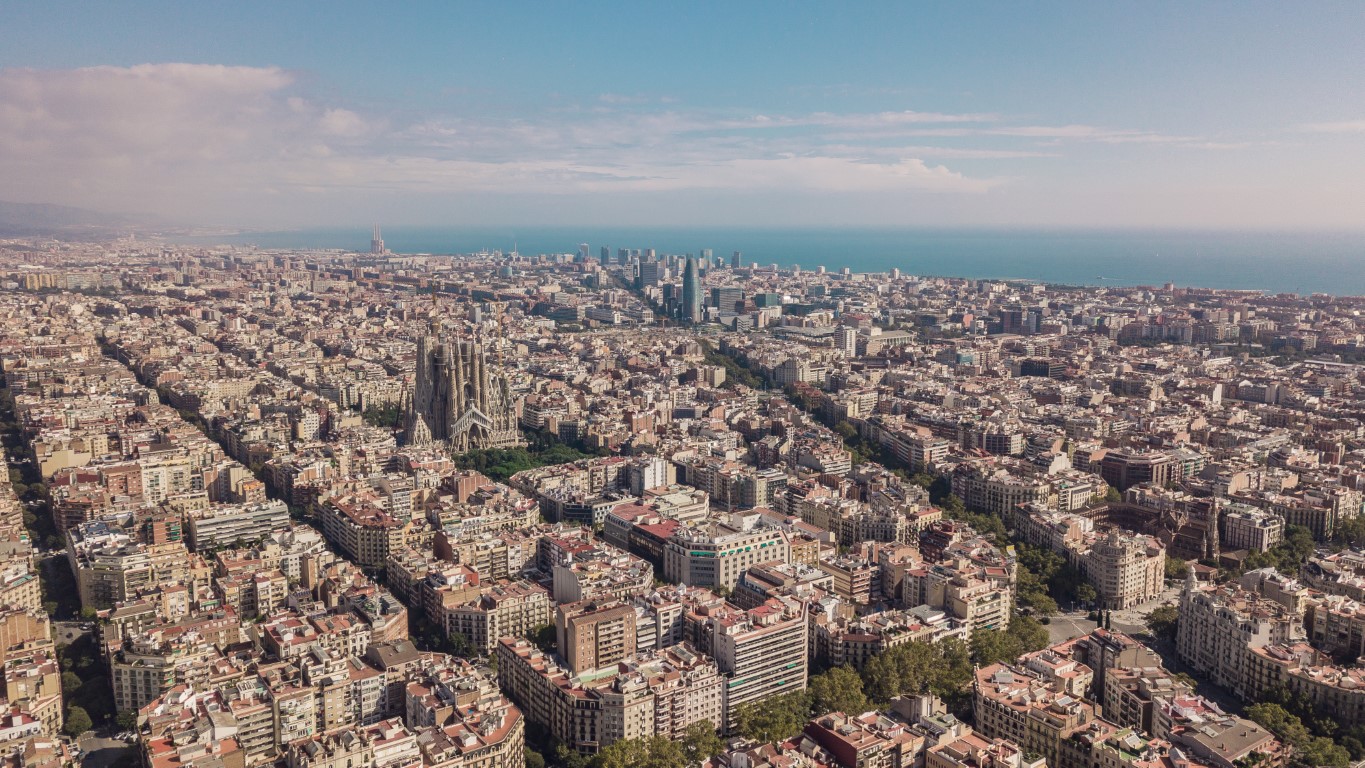 Barcelona városkép
